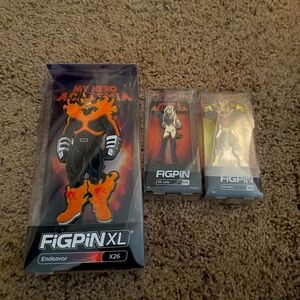 My Hero Academia Figpin Bundle (All Might, Mount Lady, Endeavor)